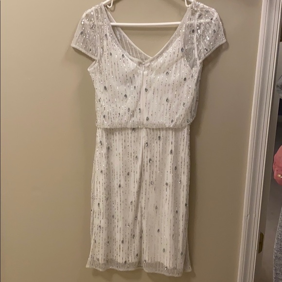 Adriana Papell White Dress - Picture 5 of 8